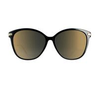 Jimmy Choo Sunglasses Peg/F/S 807 FQ Black Grey Gradient Gold Mirror