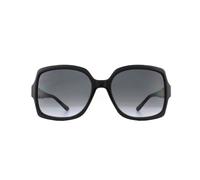 Jimmy Choo Womens Ladies Classic Square Dark Grey Gradient Sunglasses - Black, Size: 55x18x140mm - Size 55x18x140mm