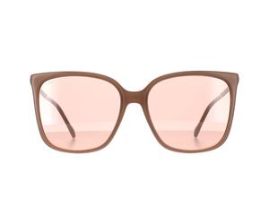 Jimmy Choo Sunglasses SCILLA/S FWM 2S Nude Pink Flash Silver Mirror