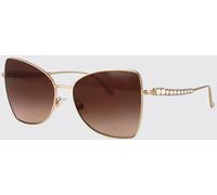 JIMMY CHOO Sunglasses Woman color Gold - Size: 55 - female