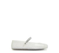 Jimmy Choo The Jelly Crystal-embellished Ballet Flats - Silver - 41 (IT41 / UK8)