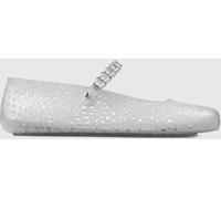 JIMMY CHOO The Jelly Mary Jane Flats in Perforated PVC with Crystals - Size: 36 - female