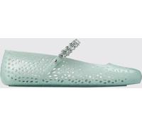 JIMMY CHOO The Jelly Mary Jane Flats in Perforated PVC with Crystals - Size: 38 - female