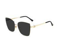 Jimmy Choo Vella-s-2m2 Woman Sunglasses Golden Grey Women