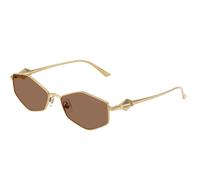 Jimmy Choo Woman JC4017 302373 Sunglasses Metal Gold Brown Round Normal