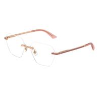 Jimmy Choo Woman Jimmy Choo JC2016J 3008 Optical frames Metal Gold Transparent Geometric Normal