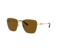 Jimmy Choo Woman Sunglass JC4005HB - Frame color: Pale Gold, Lens color: Polarized Brown