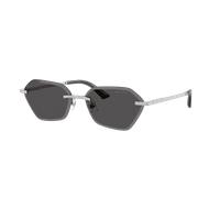 Jimmy Choo Woman Sunglass JC4022J - Frame color: Silver, Lens color: Dark Grey