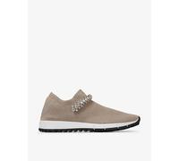 Jimmy Choo Womens Ballet Pink/crystal Verona Crystal-embellished Knitted Low-top Trainers Eur 38/5 Uk Women