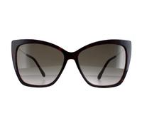 Jimmy Choo Women's Cat Eye Dark Havana Brown Gradient Seba/S Jimmy Choo Brown One Size
