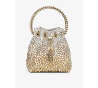 Jimmy Choo Womens Jimmy Choo Bon Bon Satin Top-Handle Bag Gold/Silver 1Size