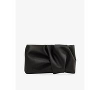 Jimmy Choo Womens Jimmy Choo Bonny Satin Clutch Bag Black 1Size