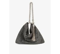 Jimmy Choo Womens Jimmy Choo Callie Crystal-Embellished Leather Clutch Bag Black 1Size