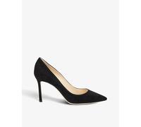 Jimmy Choo Womens Jimmy Choo Romy 85 Suede Courts Black Eur 35 / 2 UK Women