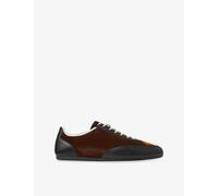 Jimmy Choo Womens Jimmy Choo Sunny Leather and Velvet Trainers V Bronze Mix 11.5
