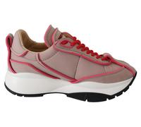Jimmy Choo WoMens Raine Ballet Pink/Red Sneakers Nylon - Size EU 35
