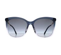 Jimmy Choo Women's Square Blue Fade Grey Gradient NEREA/G/S Jimmy Choo Blue One Size