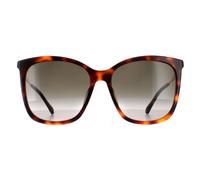 Jimmy Choo Women's Square Havana Brown Gradient NEREA/G/S Jimmy Choo Brown One Size