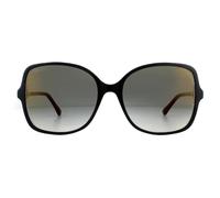 Jimmy Choo Womens Sunglasses JUDY/S 807 FQ Black Transparent Grey Gradient Gold Mirror - One Size