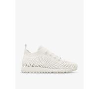 Jimmy Choo Womens X Latte Mix Veles Pearl-embellished Knitted Low-top Trainers Eur 36.5 / 3.5 Uk Women