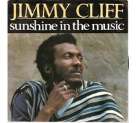 JIMMY CLIFF - SUNSHINE IN THE MUSIC 7" (45) DUTCH CBS 1984 B/W PIECE OF THE PIE (CBSA4130) PIC SLEEVE WITH SAMPLE STAMP