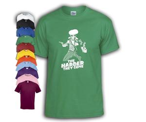 Jimmy Cliff The Harder They Come T-Shirt | Reggae Icon (UK, Alpha, M, Regular, Regular, Green)