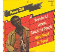 Jimmy Cliff - Wonderful World, Beautiful People - German Pink Island 7" vinyl single