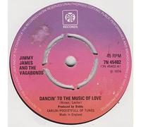 Jimmy James & The Vagabonds - Dancin' To The Music Of Love - Jimmy James & The Vagabonds 7" 45