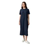 Jimmy Key Women's Regular Fit Crew Neck Short Sleeve Midi Length Knitted Dress, navy, L