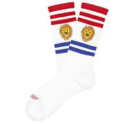 Jimmy Lion Athletic Socks for Men and Women. White Athletic Lion socks