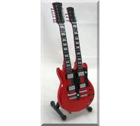 JIMMY PAGE Miniature Guitar Led Zeppelin Double Neck