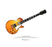 Jimmy Page's 1959 Gibson Les Paul #1 Art Poster A3 Size