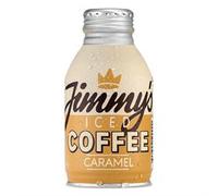 Jimmy's Iced Coffee Caramel BottleCan™ 275 ml | Refreshing, Ready to Drink Rainforest Alliance Arabica Chilled Coffee Energy Drink