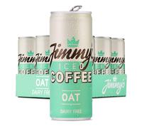Jimmys Iced Coffee Oat SlimCan 12x250ml Multipack Dairy Free Vegan Iced La