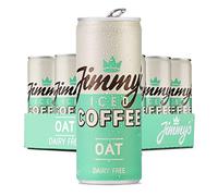 Jimmy's Iced Coffee Oat SlimCan 12x250ml Multipack - Dairy Free Vegan Iced Latte Coffee Case