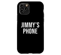 Jimmy's Phone Black White Name Jimmy Case for iPhone 11 Pro