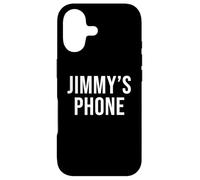 Jimmy's Phone Black White Name Jimmy Case for iPhone 17