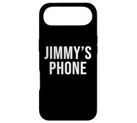 Jimmy's Phone Black White Name Jimmy Case for iPhone Air