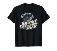 Jimothy Best Trash Panda in the Galaxy Value Graphic T-Shirt, Men, Black, M