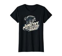 Jimothy Best Trash Panda in the Galaxy Value Graphic T-Shirt, Women, Black, M