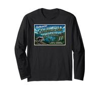 Jimothy Columbia River Oregon Vintage Postcard Long Sleeve T-Shirt