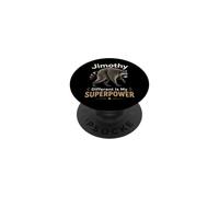 Jimothy Different Is My Superpower Funny Raccoon PopSockets Adhesive PopGrip