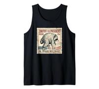 Jimothy for President 2028 Raccoon Stamp Tank Top