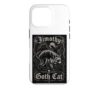 Jimothy Goth Cat Vampire Gothic Raccoon Cemetery Horror Case for iPhone 16 Pro