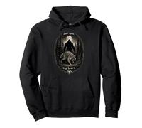 Jimothy Gothic Raccoon Short Spine Heart Seattle Trash Panda Pullover Hoodie