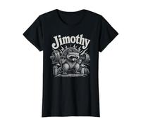 Jimothy Gym Raccoon Funny Weightlifting Workout Meme Humor Value Graphic T-Shirt
