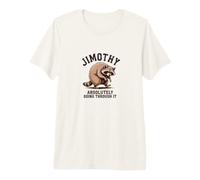 Jimothy Raccoon Absolutely Going Through It Premium T-Shirt
