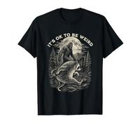 Jimothy Raccoon Bigfoot It's Ok to Be Weird Camper Men Women Value Graphic T-Shirt