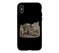 Jimothy Raccoon Farmer Gardener Barn Windmill Farm Living Case for iPhone X/XS