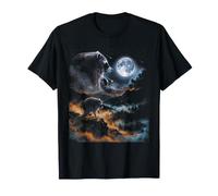 Jimothy Raccoon Howling At Moon Mountain Wanderer Meme T-Shirt